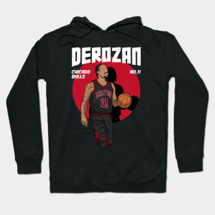 DeMar DeRozan Comic Style Art Hoodie